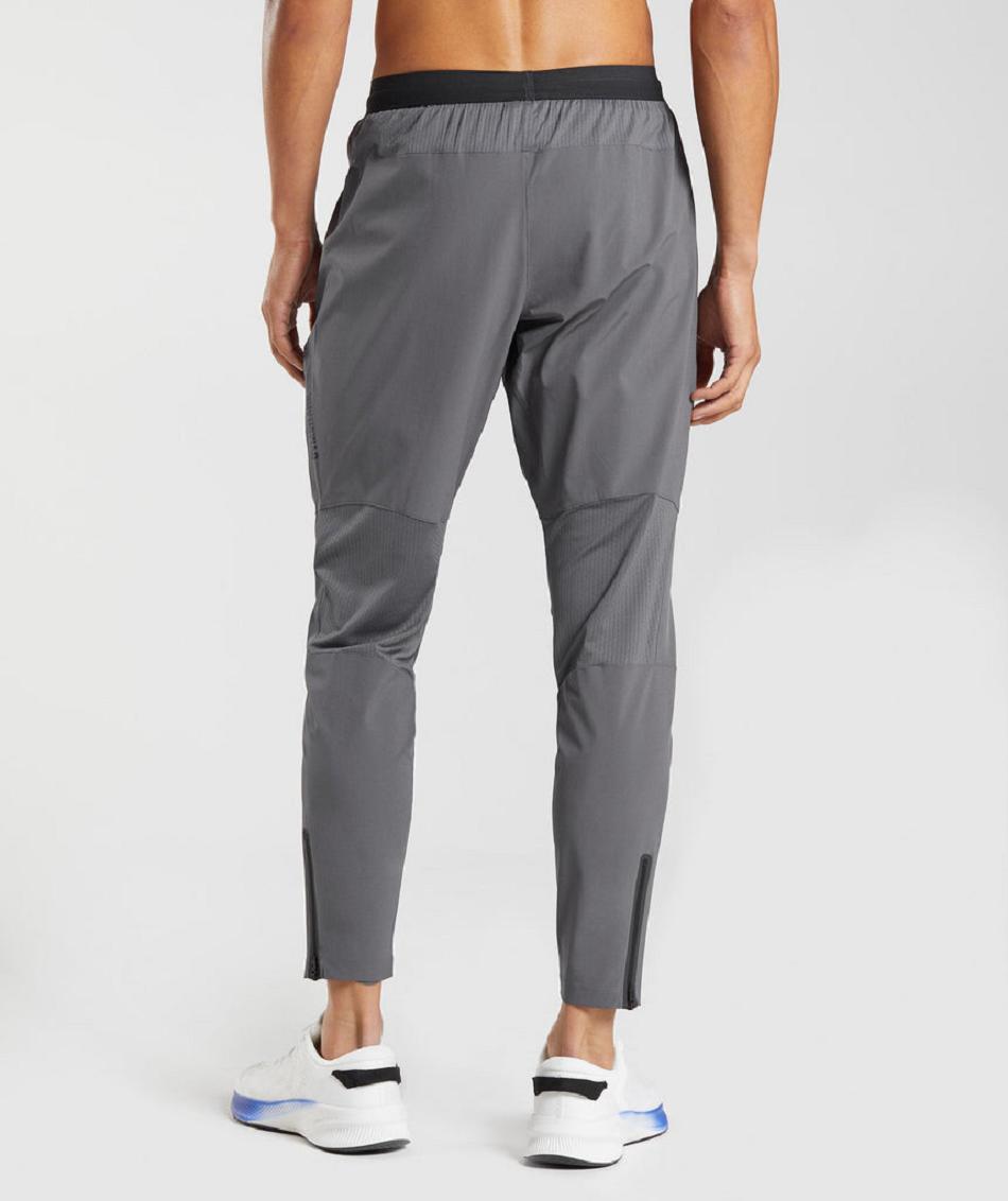 Pantalones Jogger Gymshark Híbrido Woven Hombre Gris | CO 3721HAP